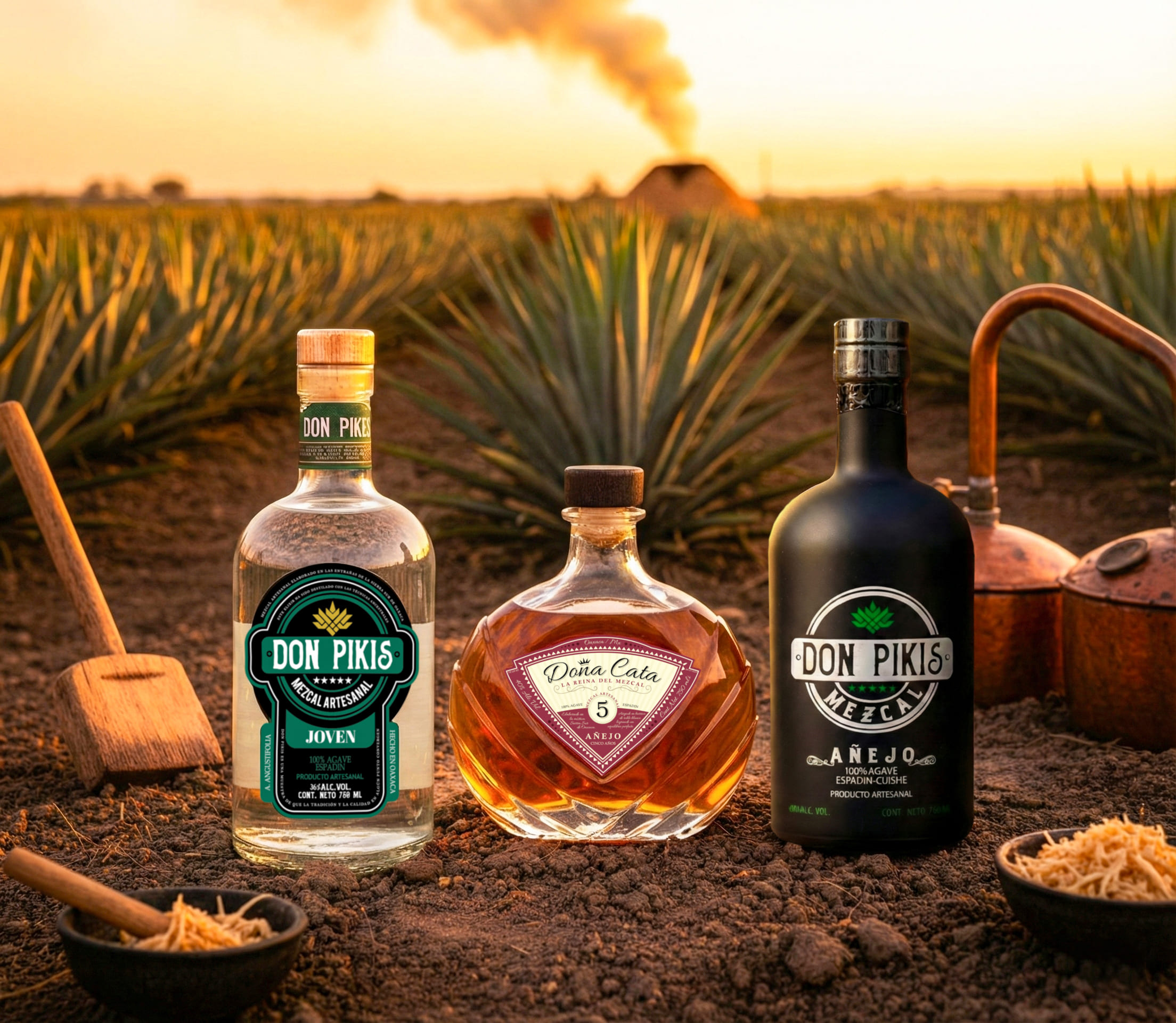 Botellas Doña Cata Mezcales